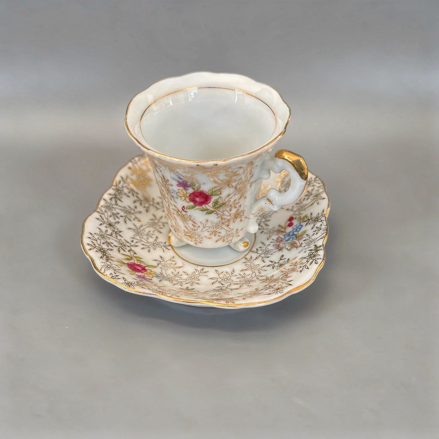 Lefton Teacup, and Saucer