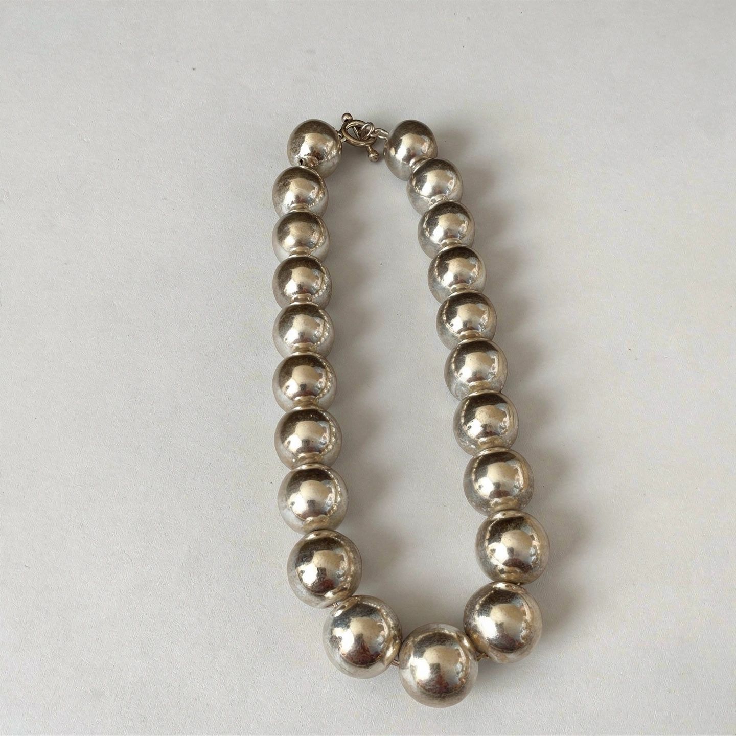 Large Bead .925 Necklace