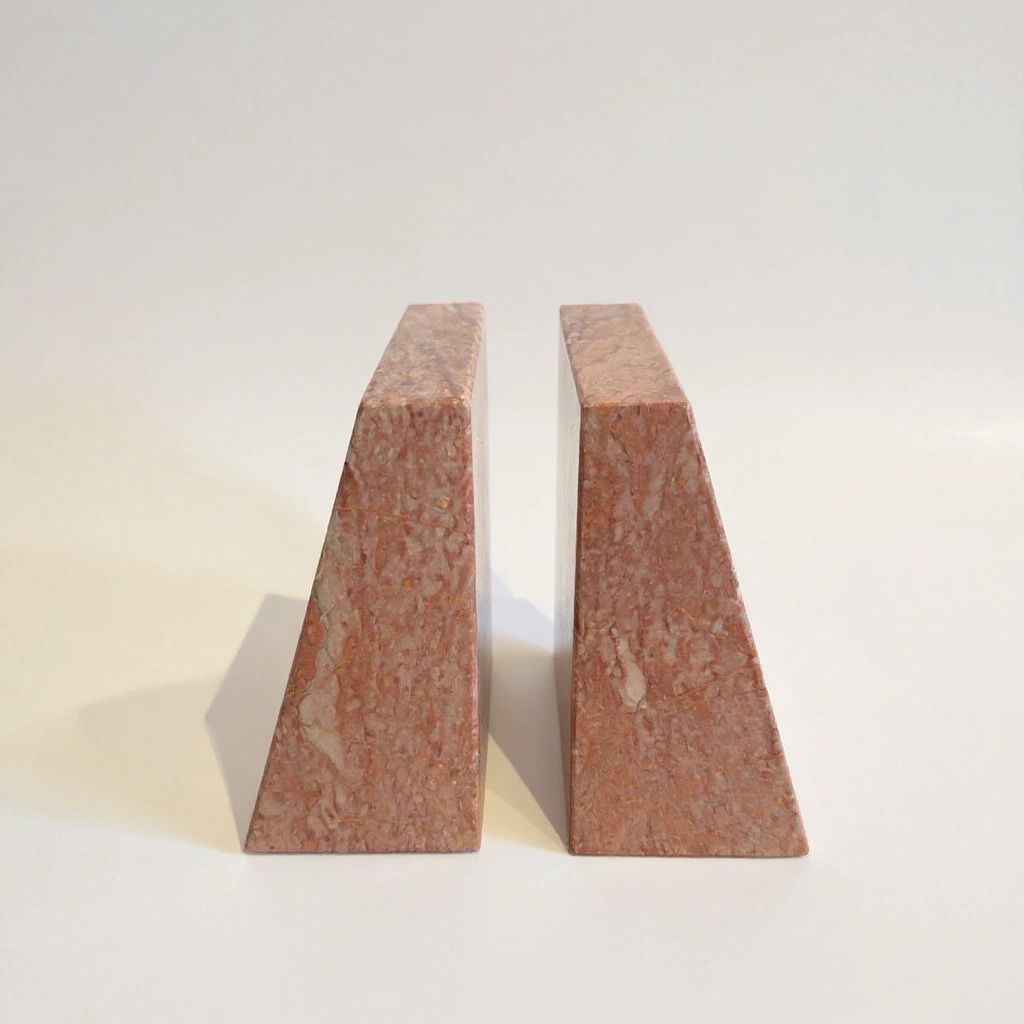 MCM Marble Book Ends