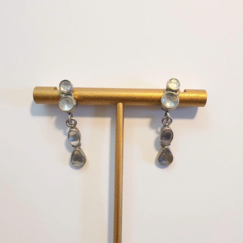 Moonstone Earrings 4 Stone