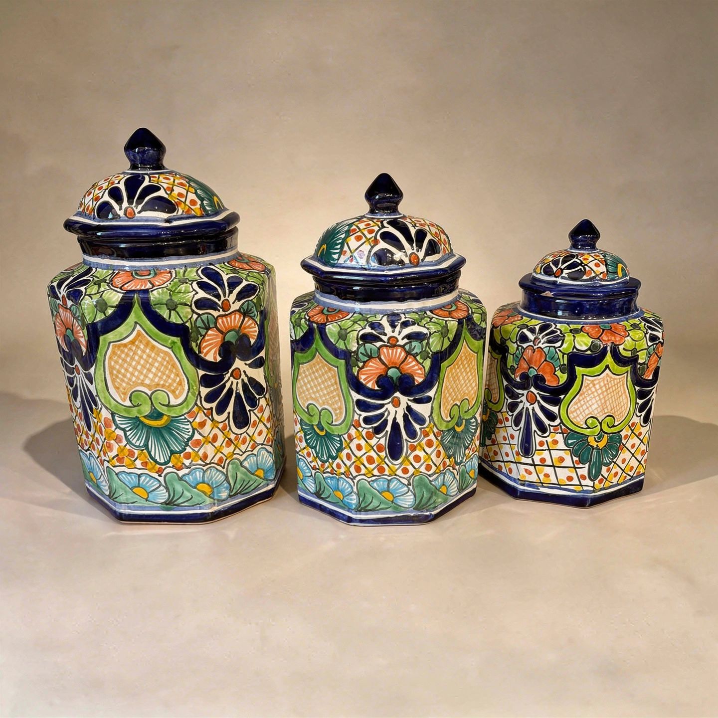 Amora Talavera Canisters