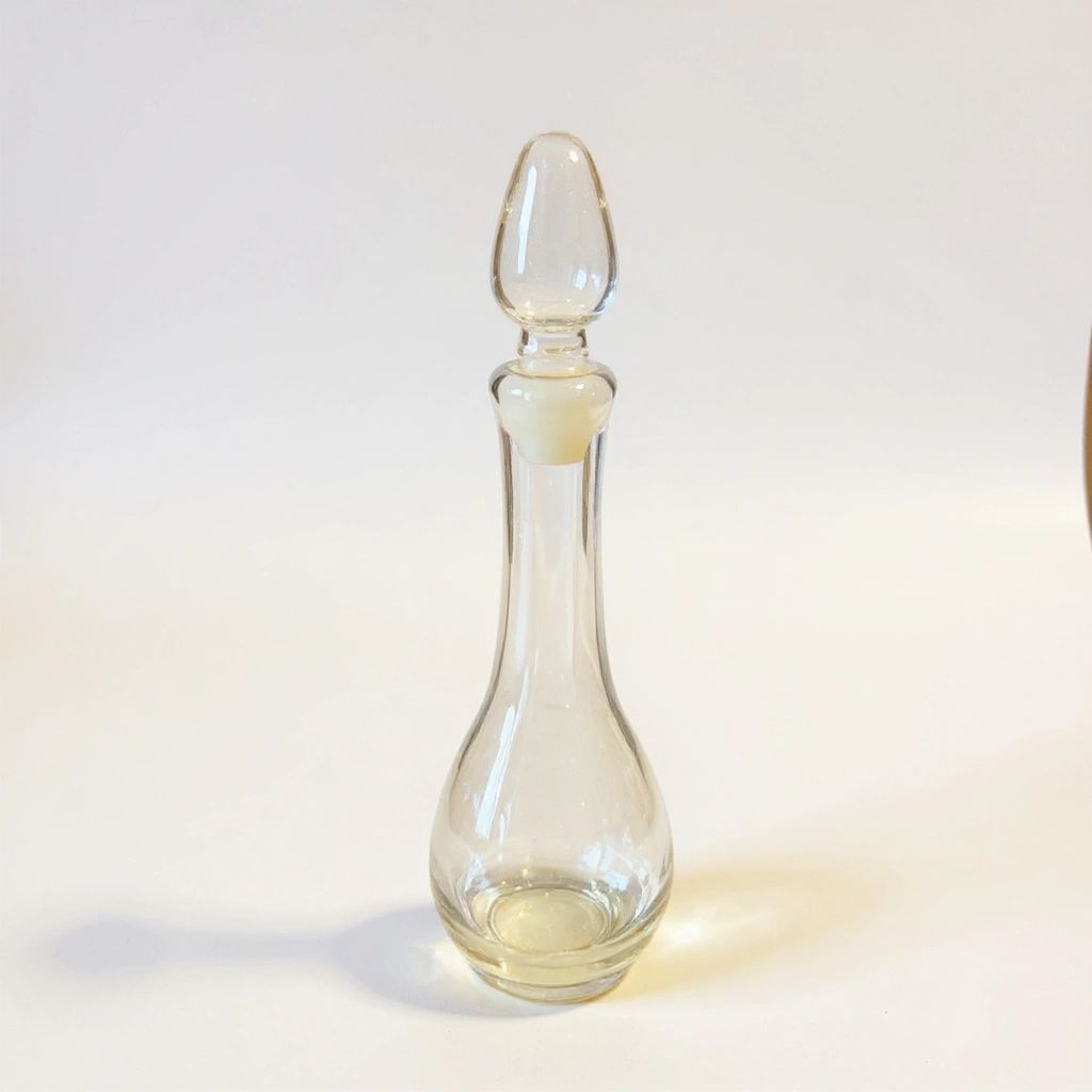 Marlin-Etched Glass Decanter