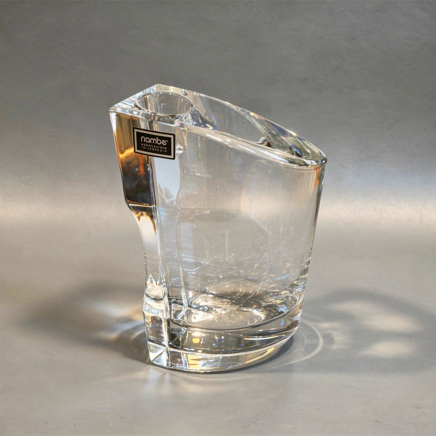 Nambé Full Lead Crystal Candle Holder