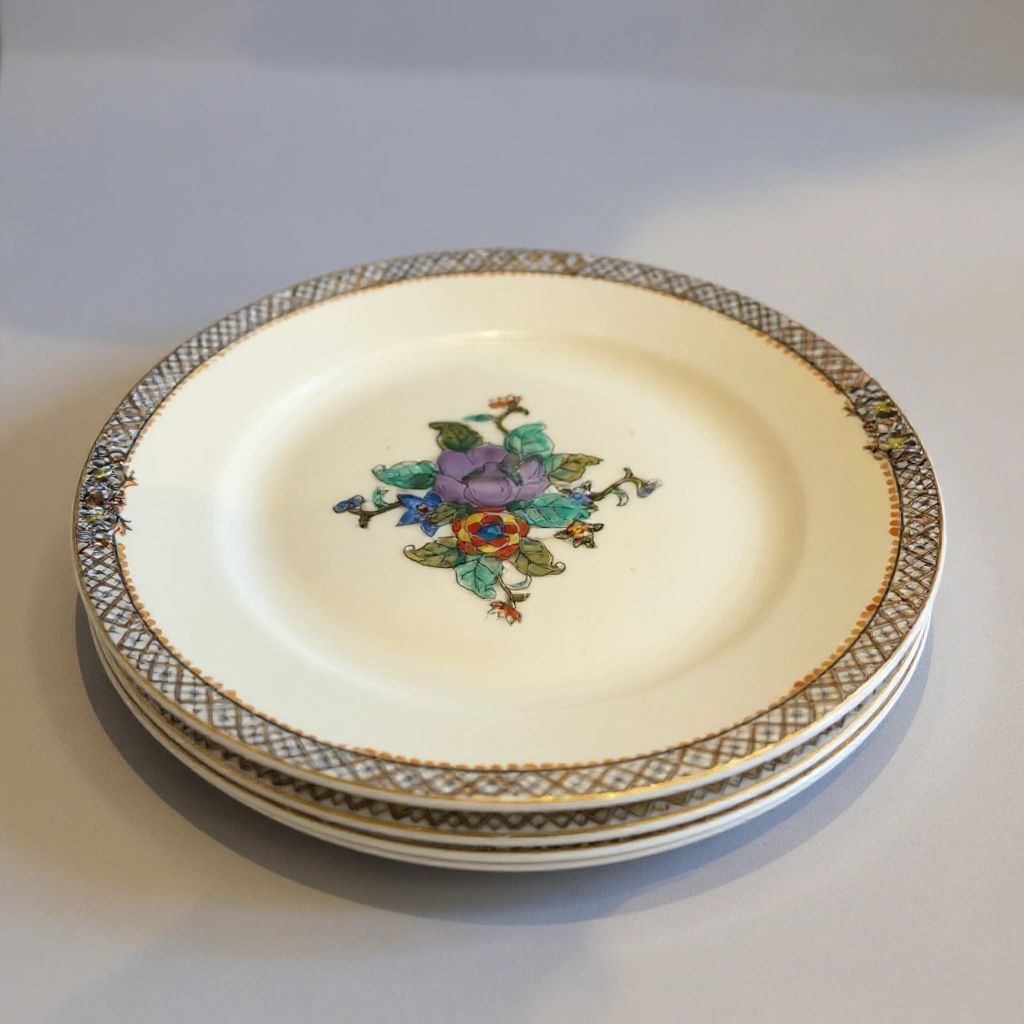 Noritake Floral Plates Set of 6