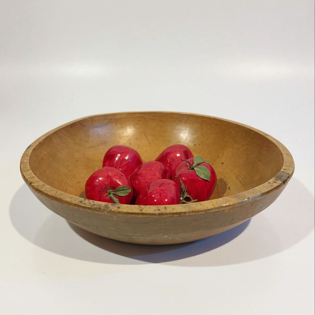 Antique Wood Bowl