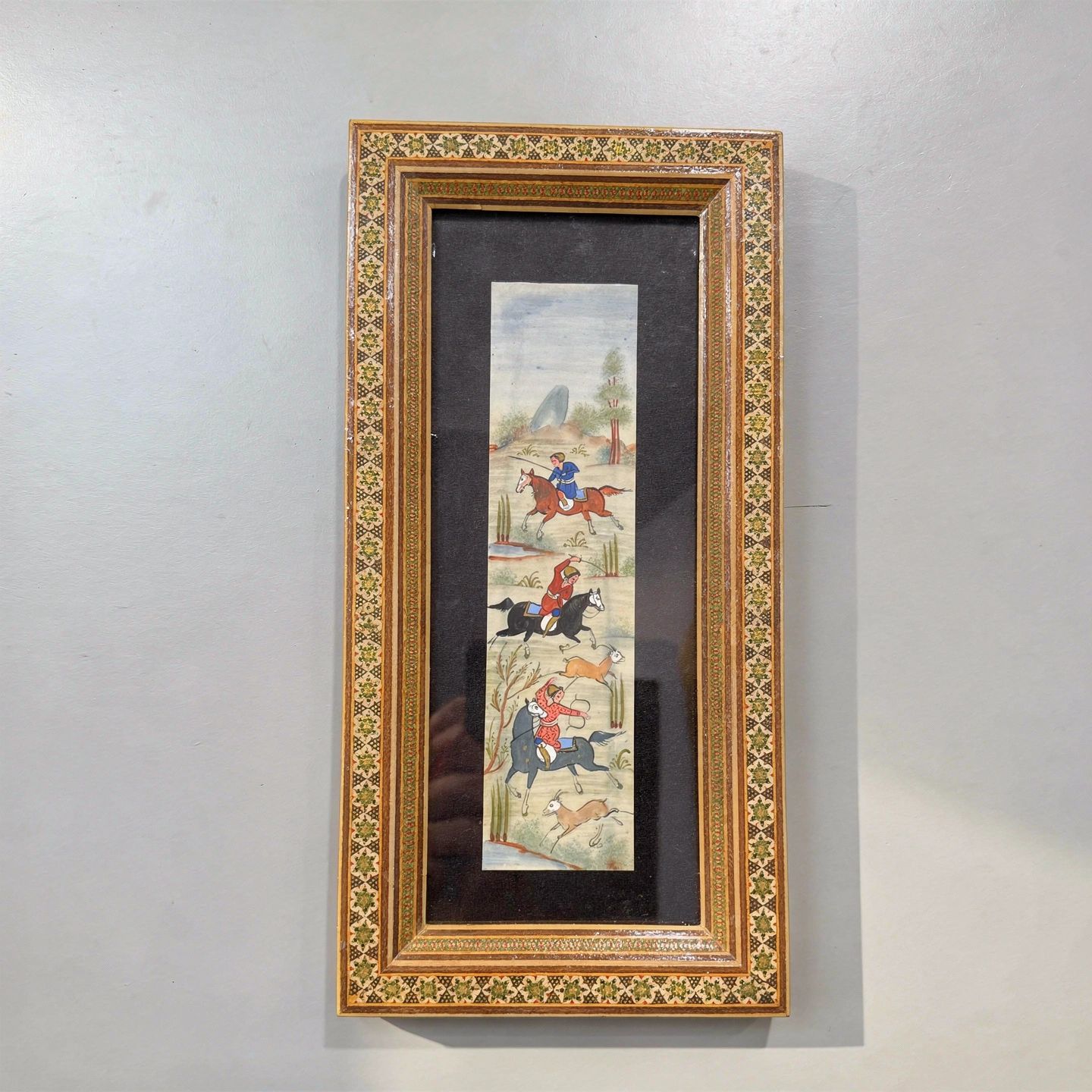 Persian Mini Painting on Camel Bone