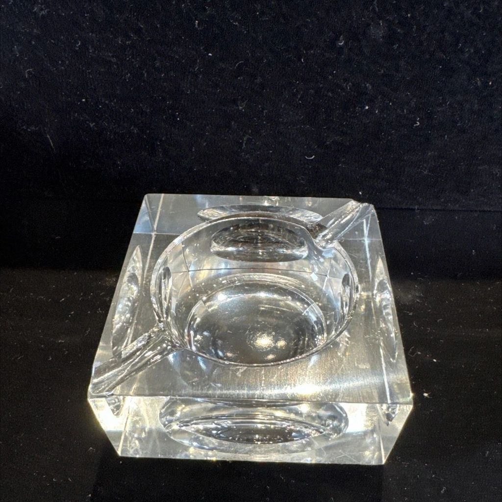 Retro 70s Glass Ashtray