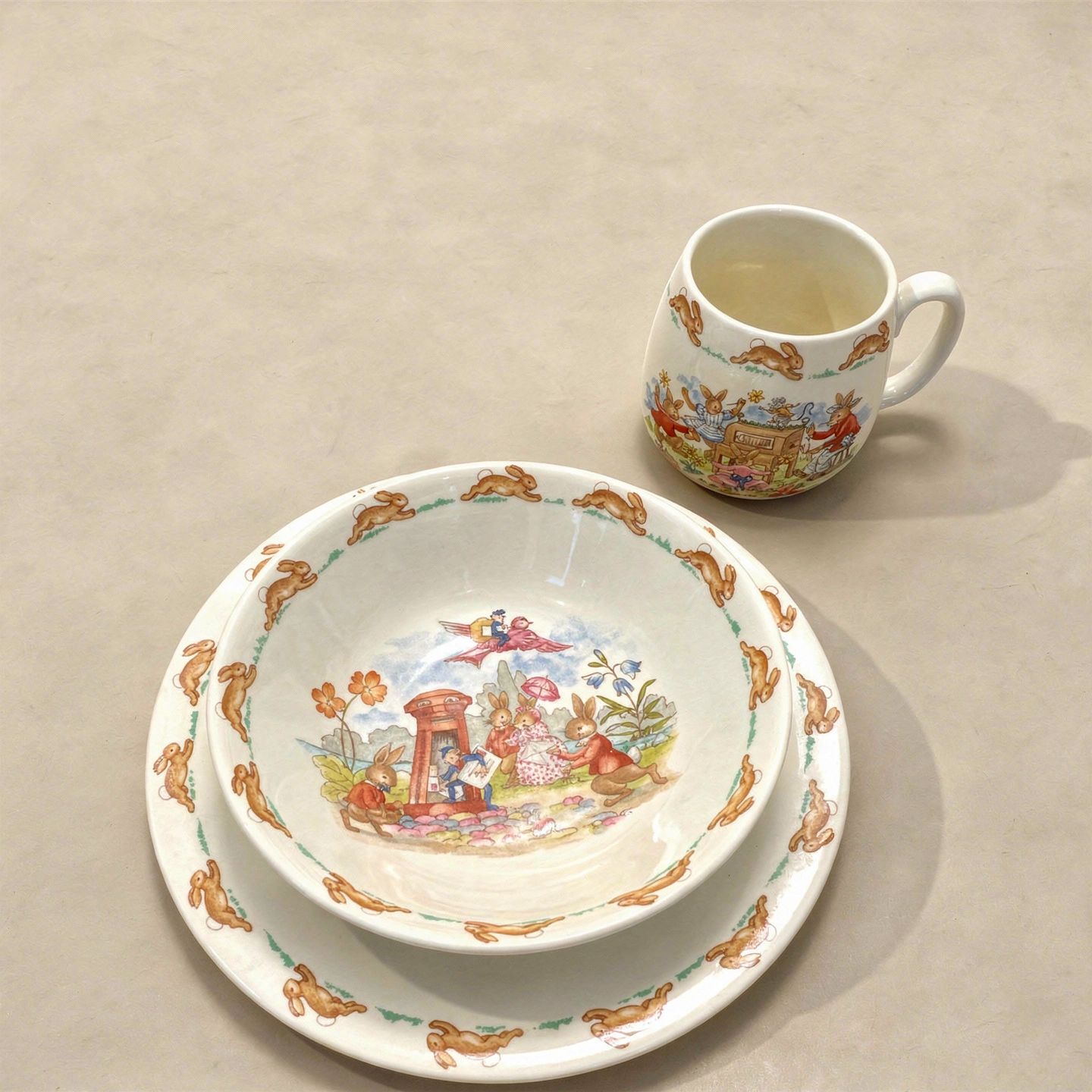 Royal Doulton Bunnykins Set of 3