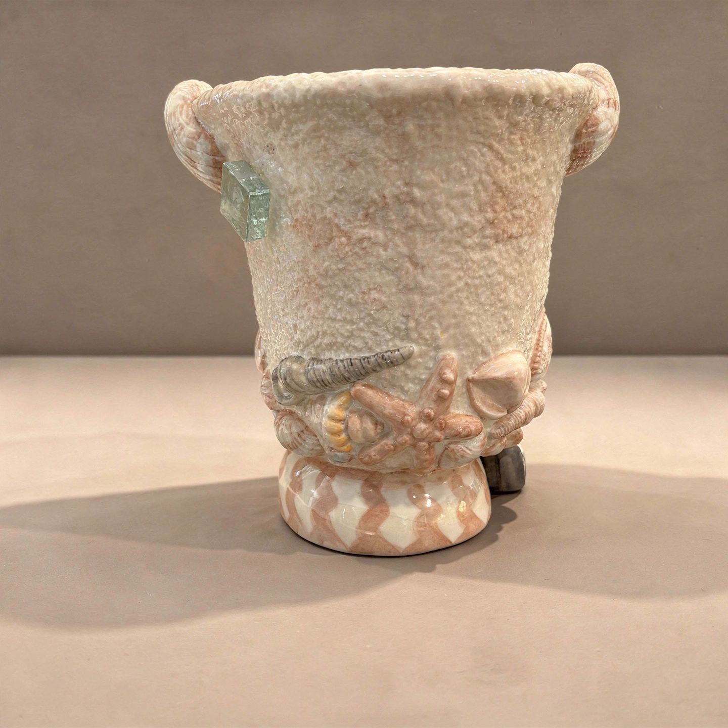 Sea Shell Ceramic Planter