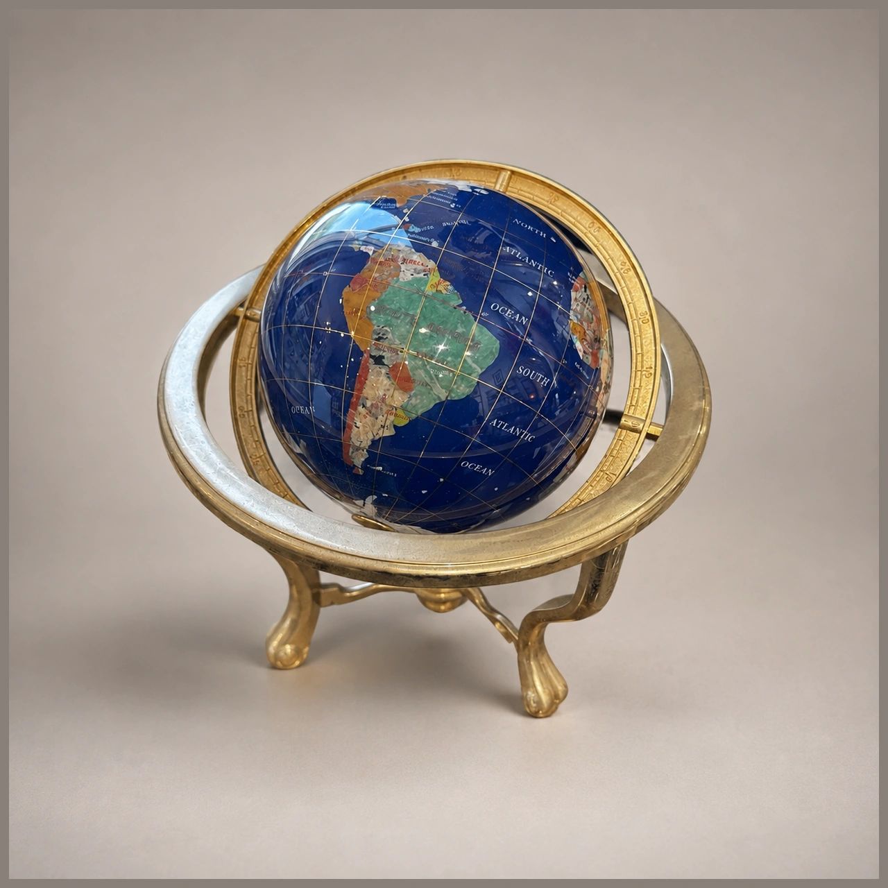 Small Gemstone Globe