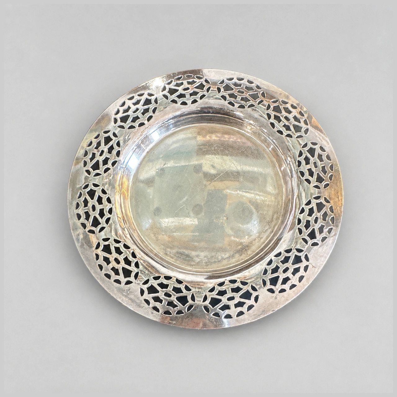 Simeon L. & George H. Rogers Company Pierced-Rim Dish