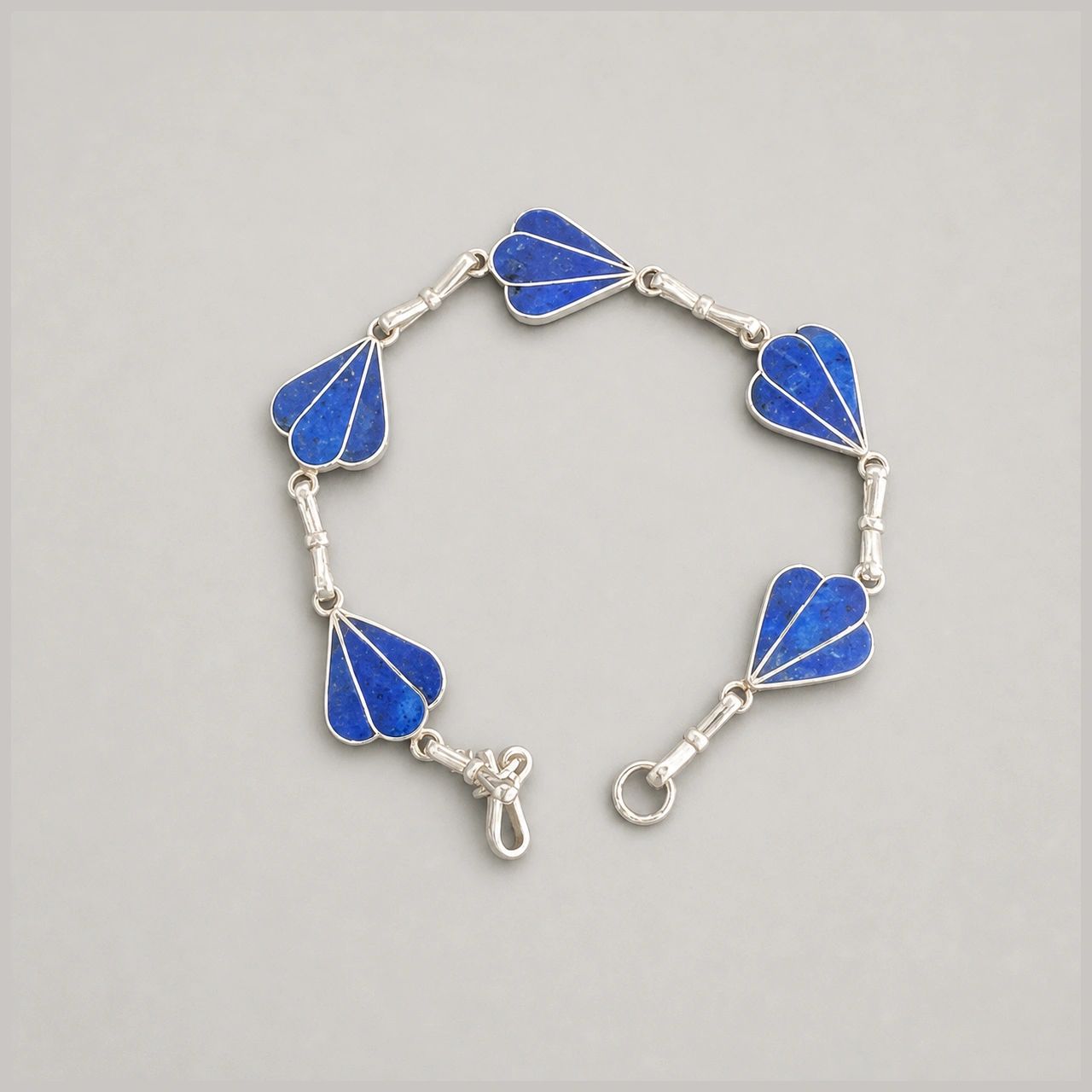 Sterling and Lapis Lazuli Bracelet
