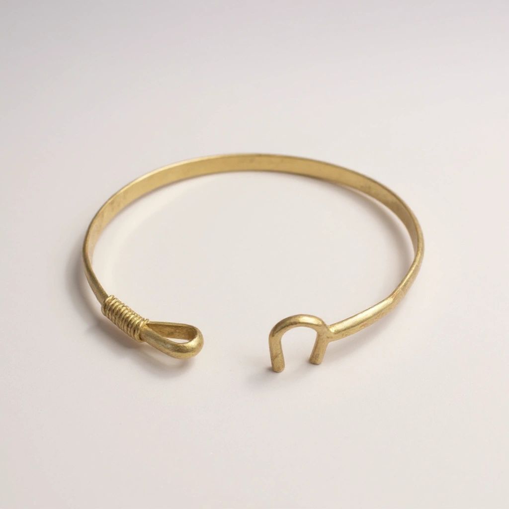 Sterling Silver U Shaped Bracelet