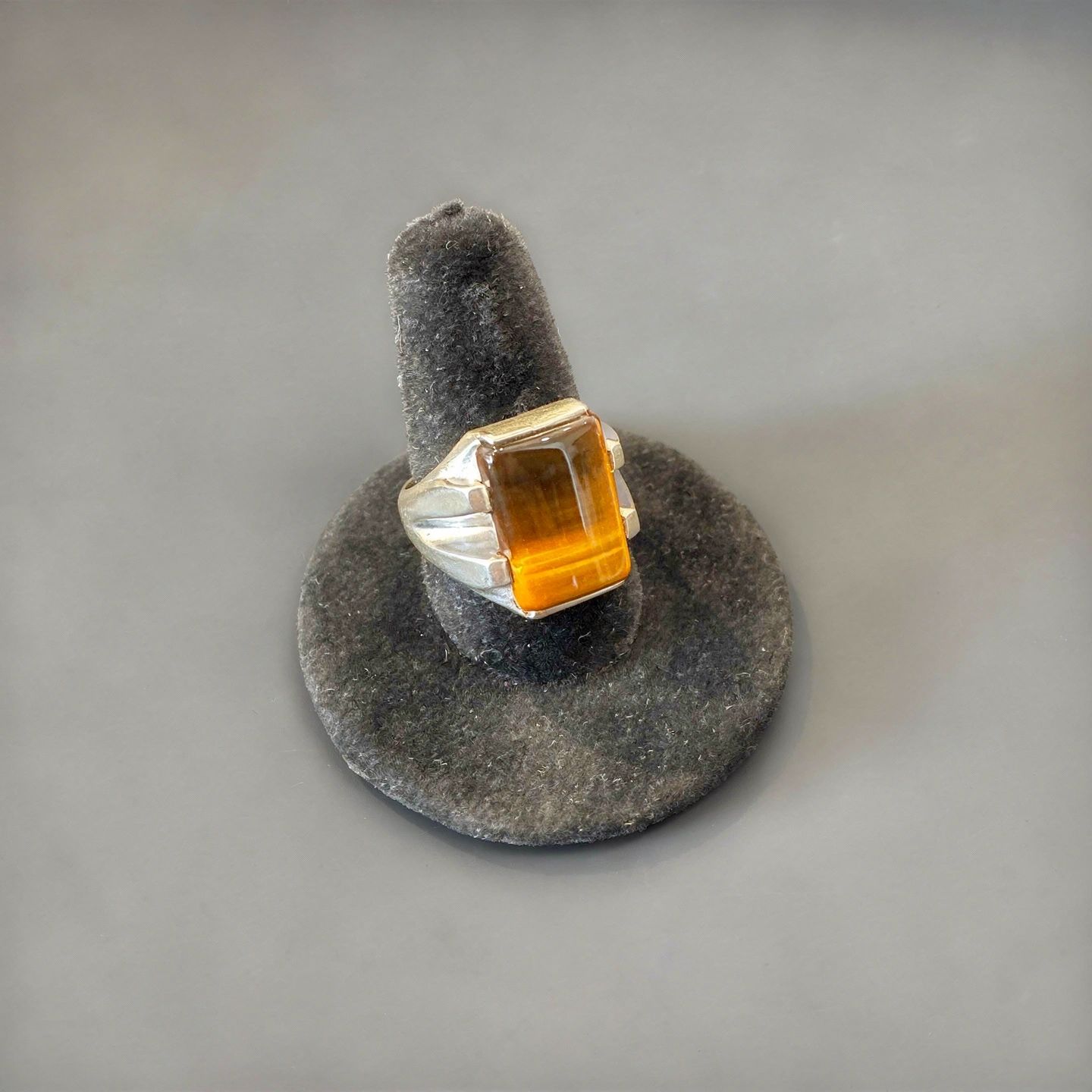 Sterling Tiger Eye Ring