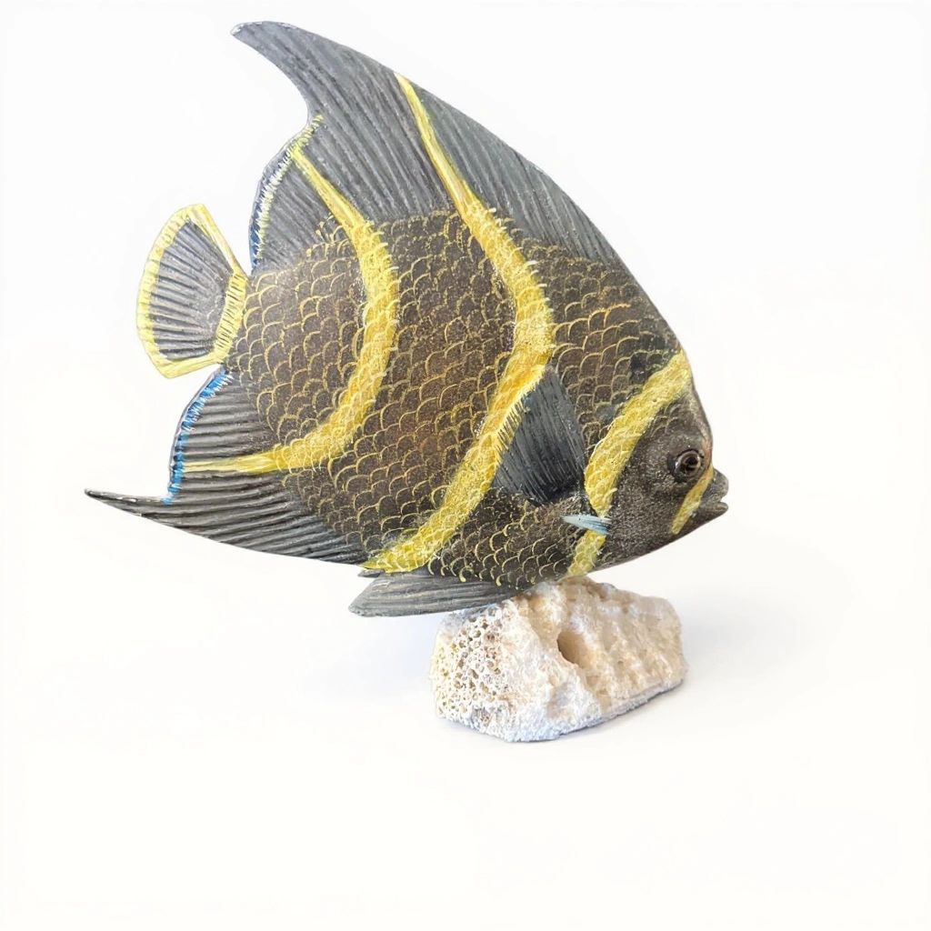 Tropical Fish on Coral Stand