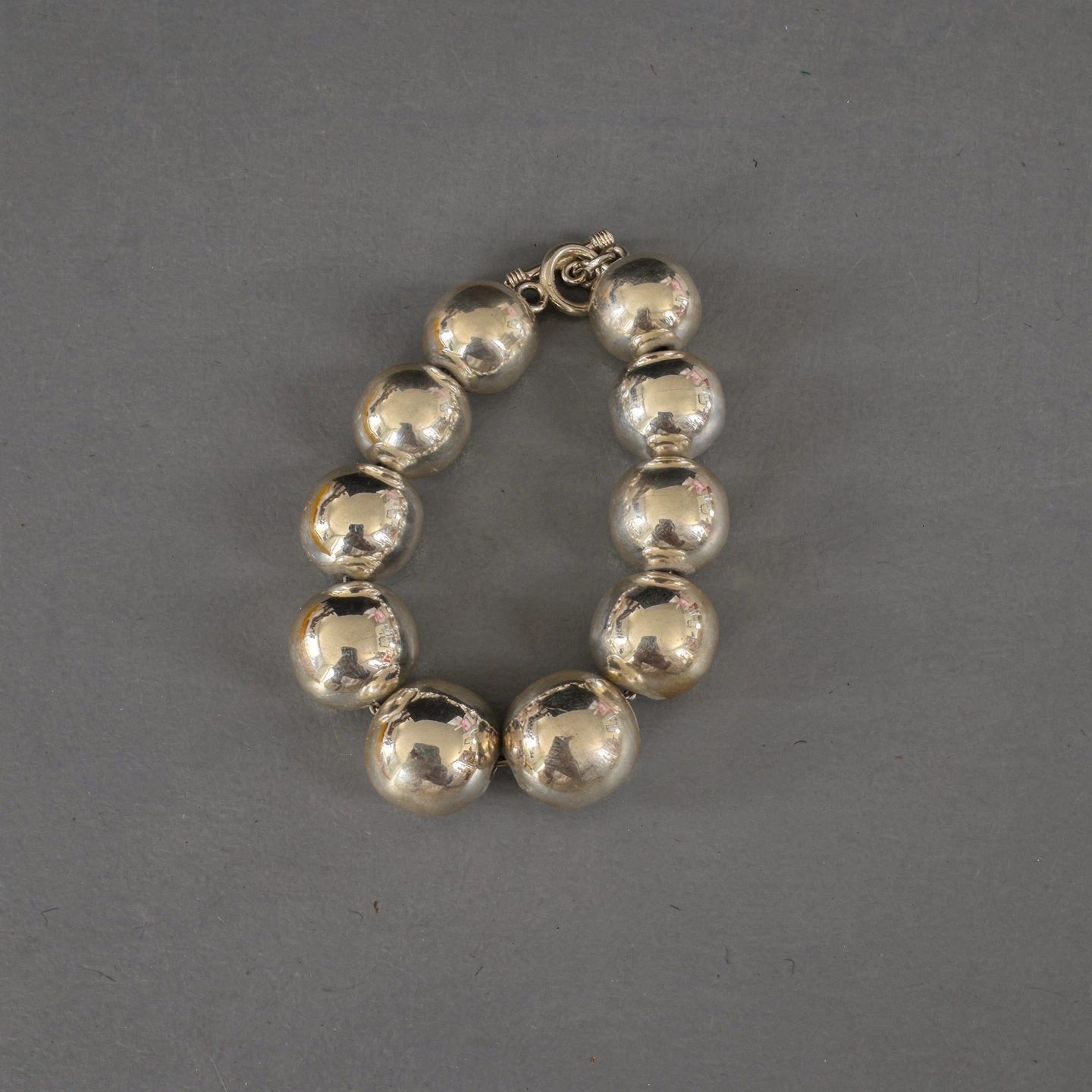 Vintage Sterling Silver Toggle Bracelet Navajo