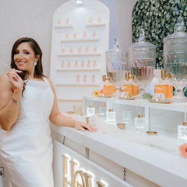 Perfume Bar at Wedding