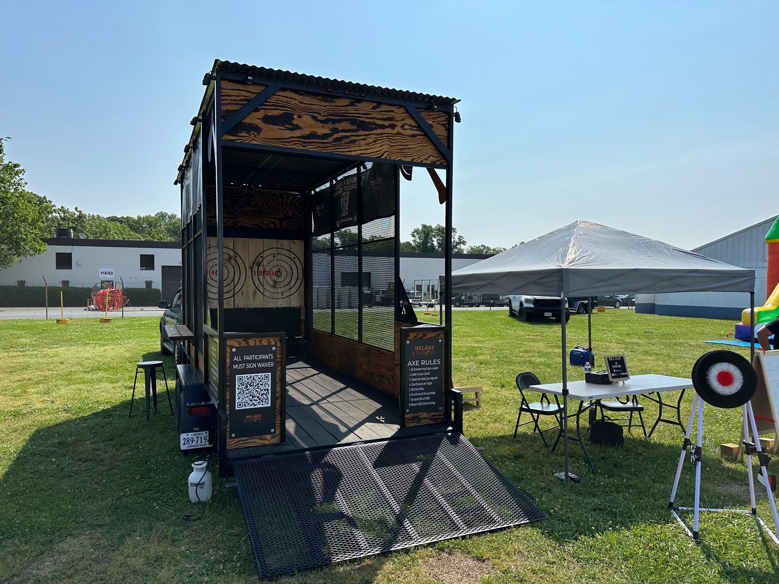 Experience Axe Throwing in Virginia Relaxe & Throw