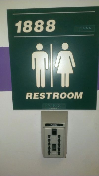 Alternative access method to ease access to locked restrooms