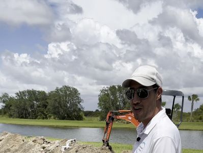 Dan Tripoli of Umbare Pools at a pool dig site