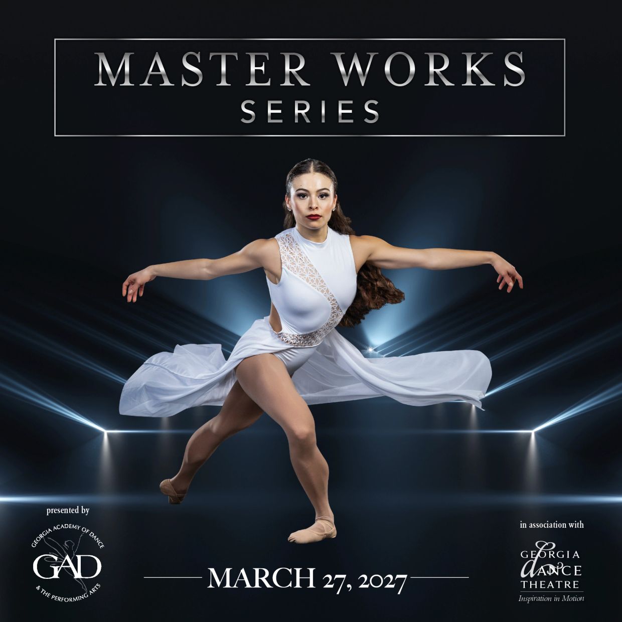 Graceful dancer performing for Master Works Series.