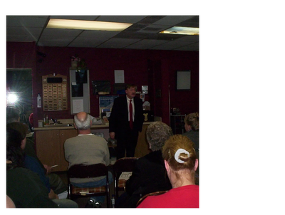 Dr.Hammett at a free lecture on Health