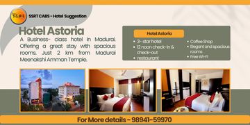 hotel reservation -9894159970  SSRT cabs