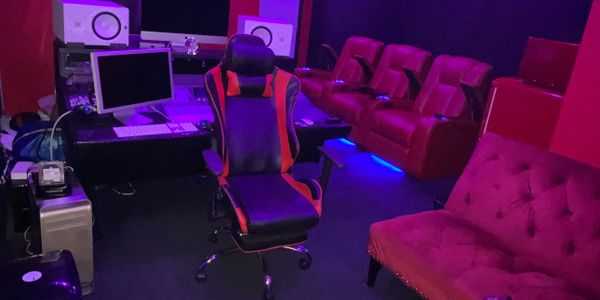 lounge and control room