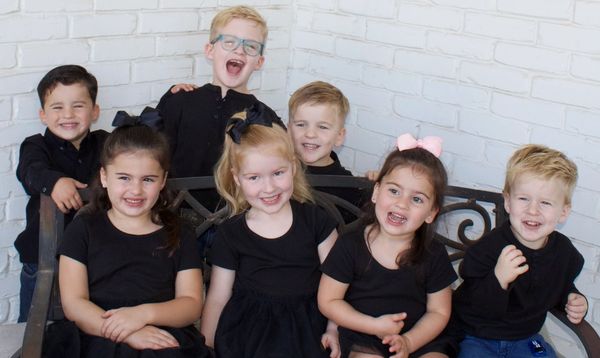 Group of childrens smiling with looking on the camera