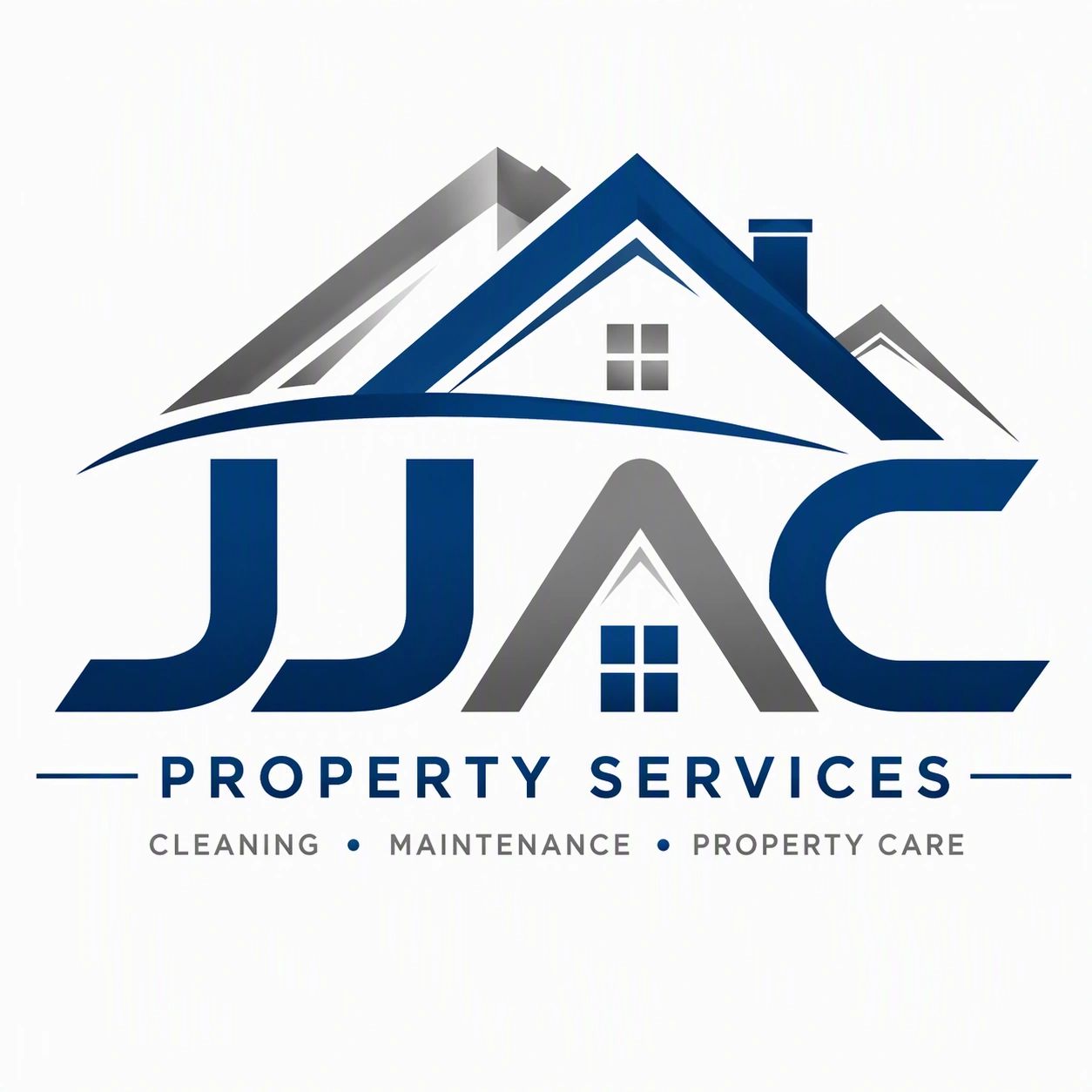 JJAC Property Services logo with house icons.