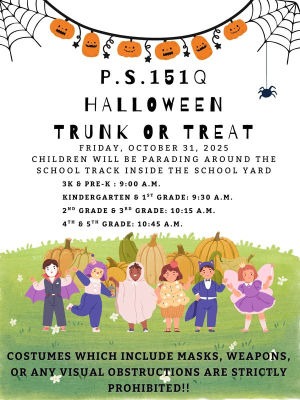 Trunk or Treat Informational Flyer