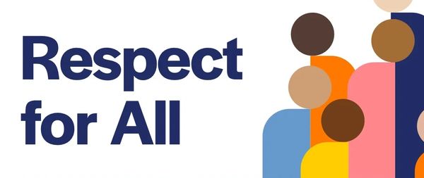 Click the image to access the "Respect For All" link.