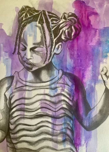 "Assata"; 12x18, $500