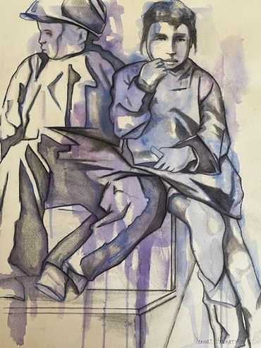"My Protector", 18x22, $500