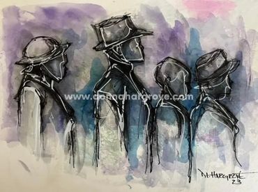 "A Humble Gathering"; 18x22, unavailable