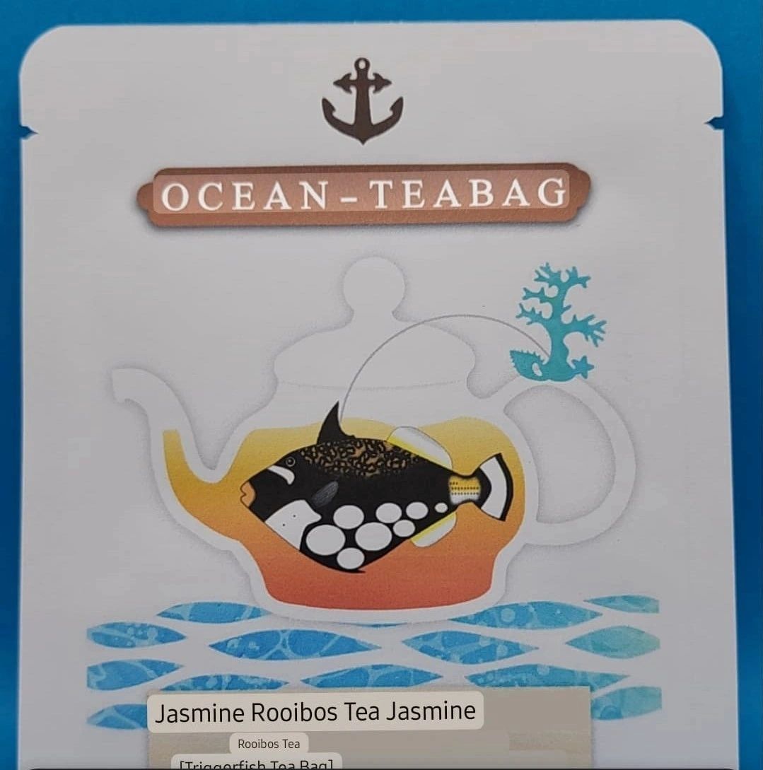 Trigger Fish Jasmine Rooibos Tea Bag Ocean Teabag