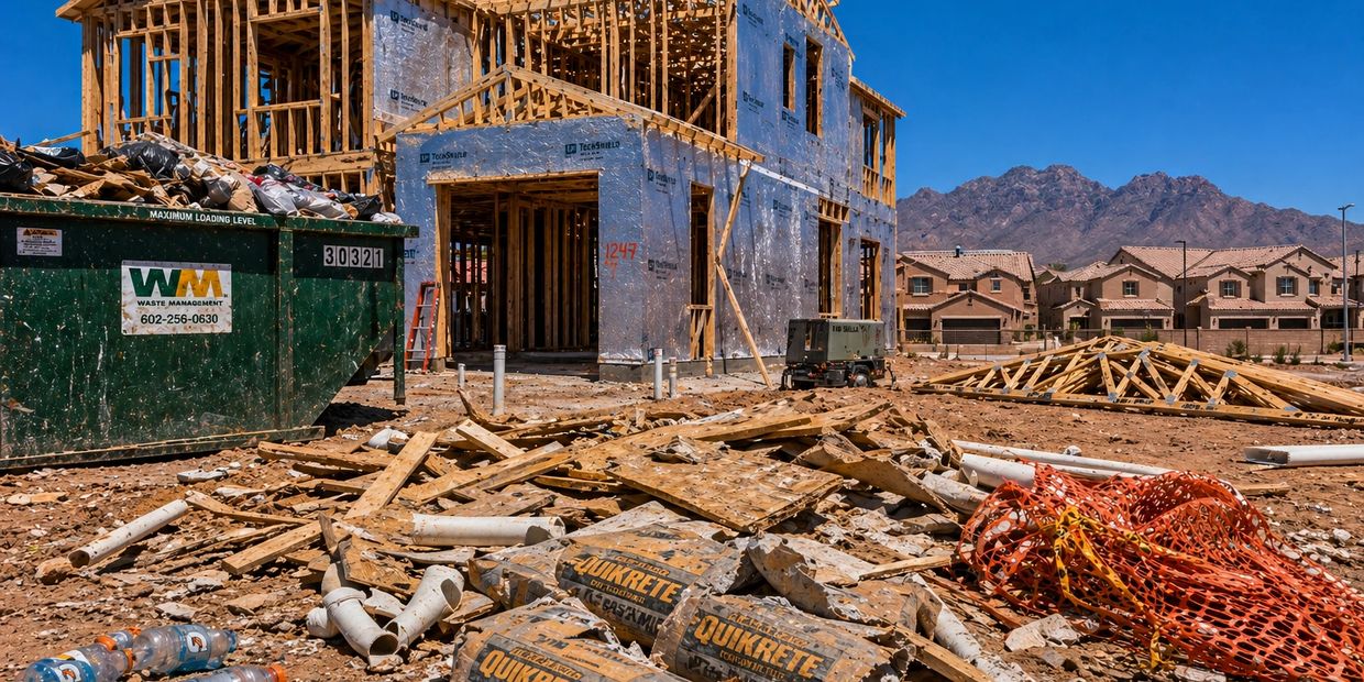 Construction cleanup service in Phoenix.