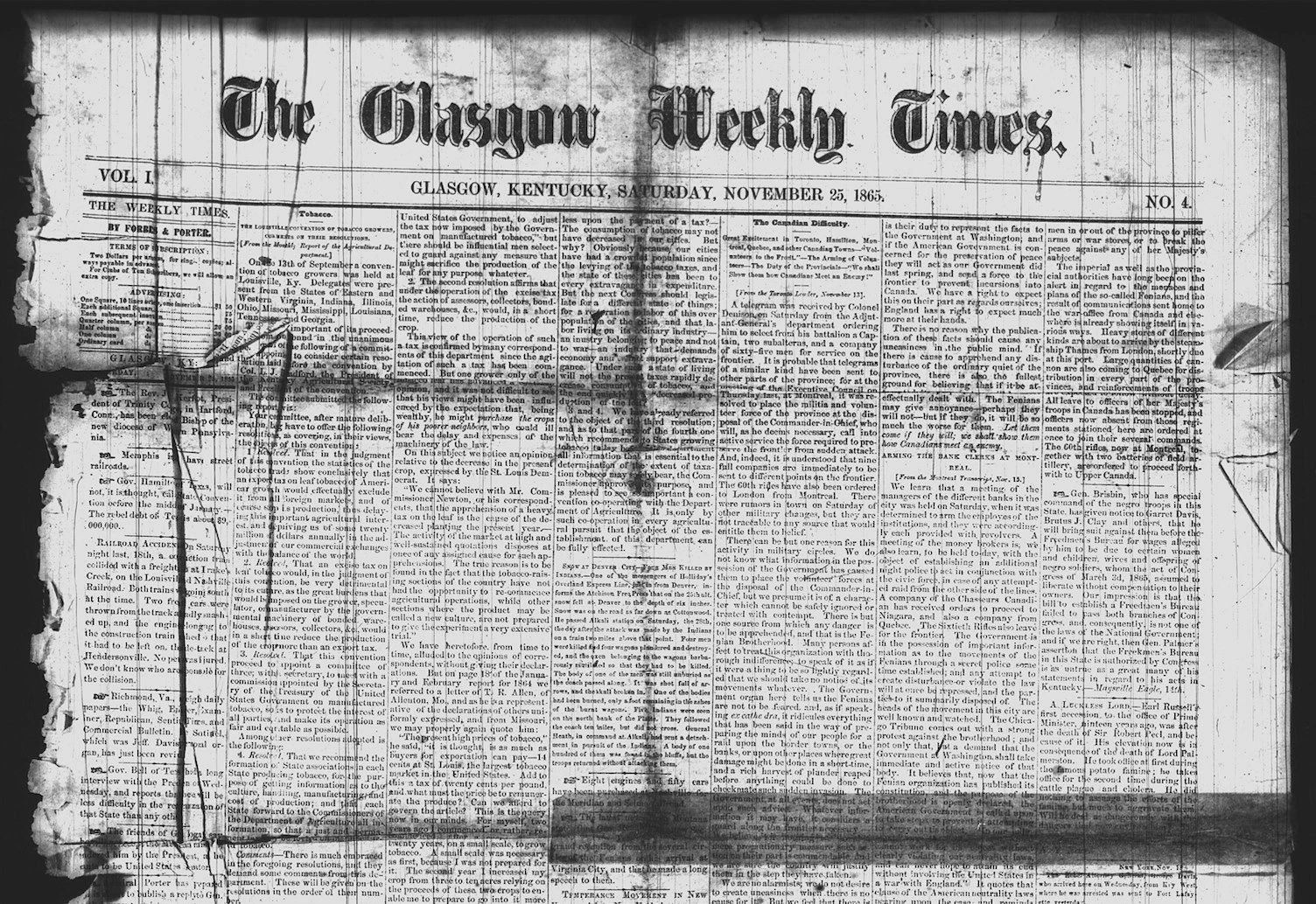 glasgow daily times newspaper