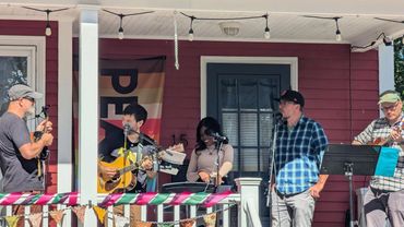 Tree Willow and friends perform live in Portland Maine's annual Porchfest
