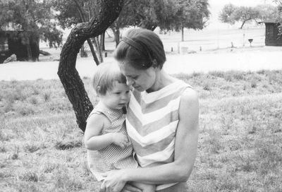 Mama & me.  Inks Lake State Park, Texas (1969).