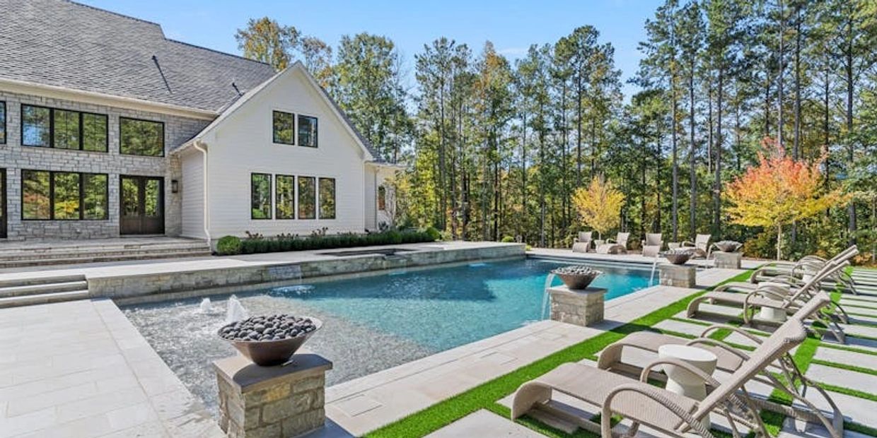 Luxury outdoor living company specializing in custom-built pools.