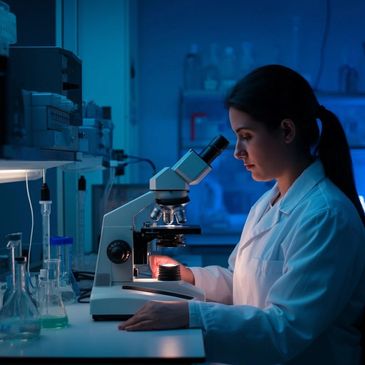 Scientist developing new formulations for Aquaculture Fish Feed, Shrimp Feed Medicine, Feed supplements & Aquaculture Input Chemicals & Shrimp Farming, Poultry Medicine & Supplements, Human Nutraceuticals & Medicine 3rd Party Manufacturing Service. 