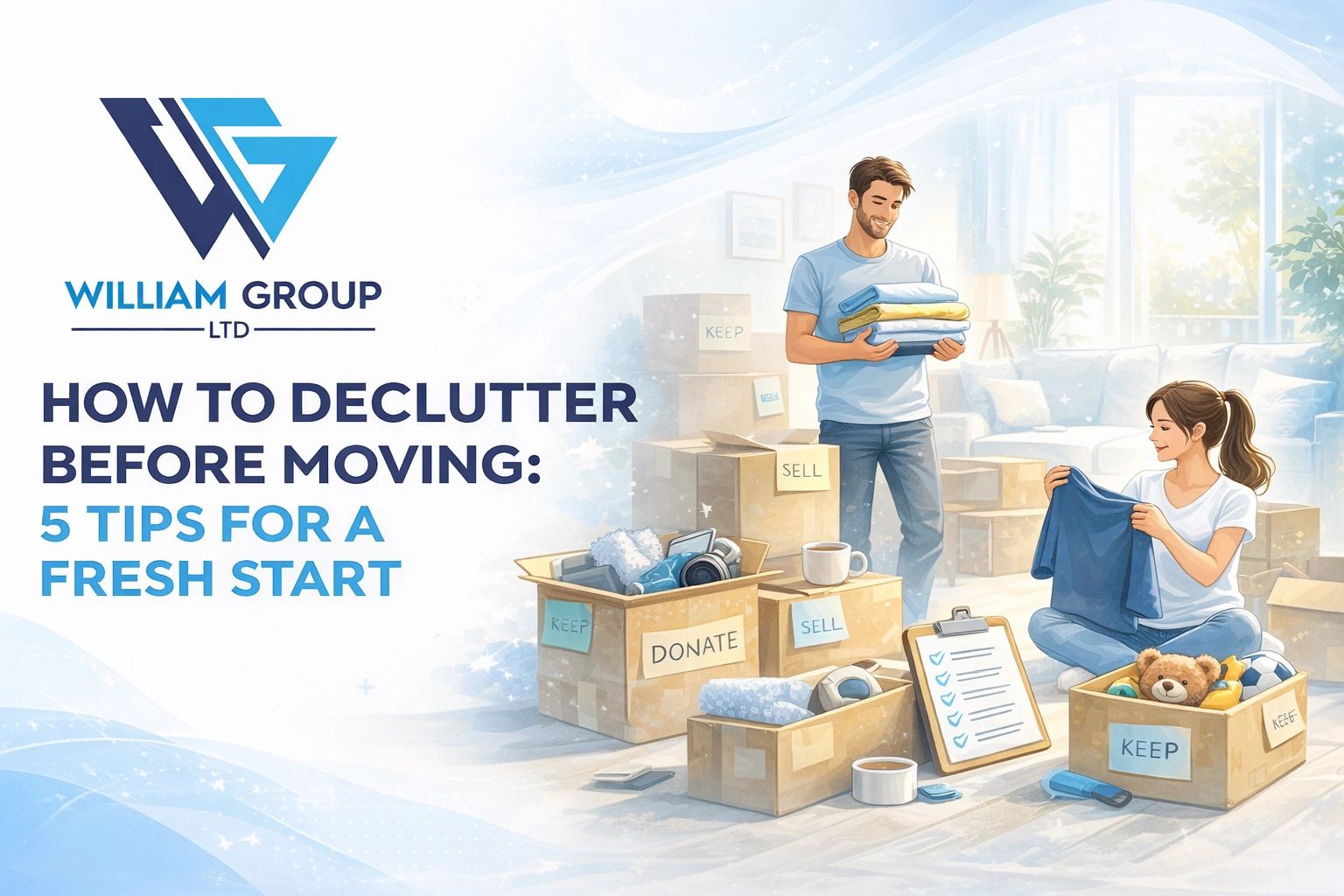 How to Declutter Before Moving: 5 Tips for a Fresh Start