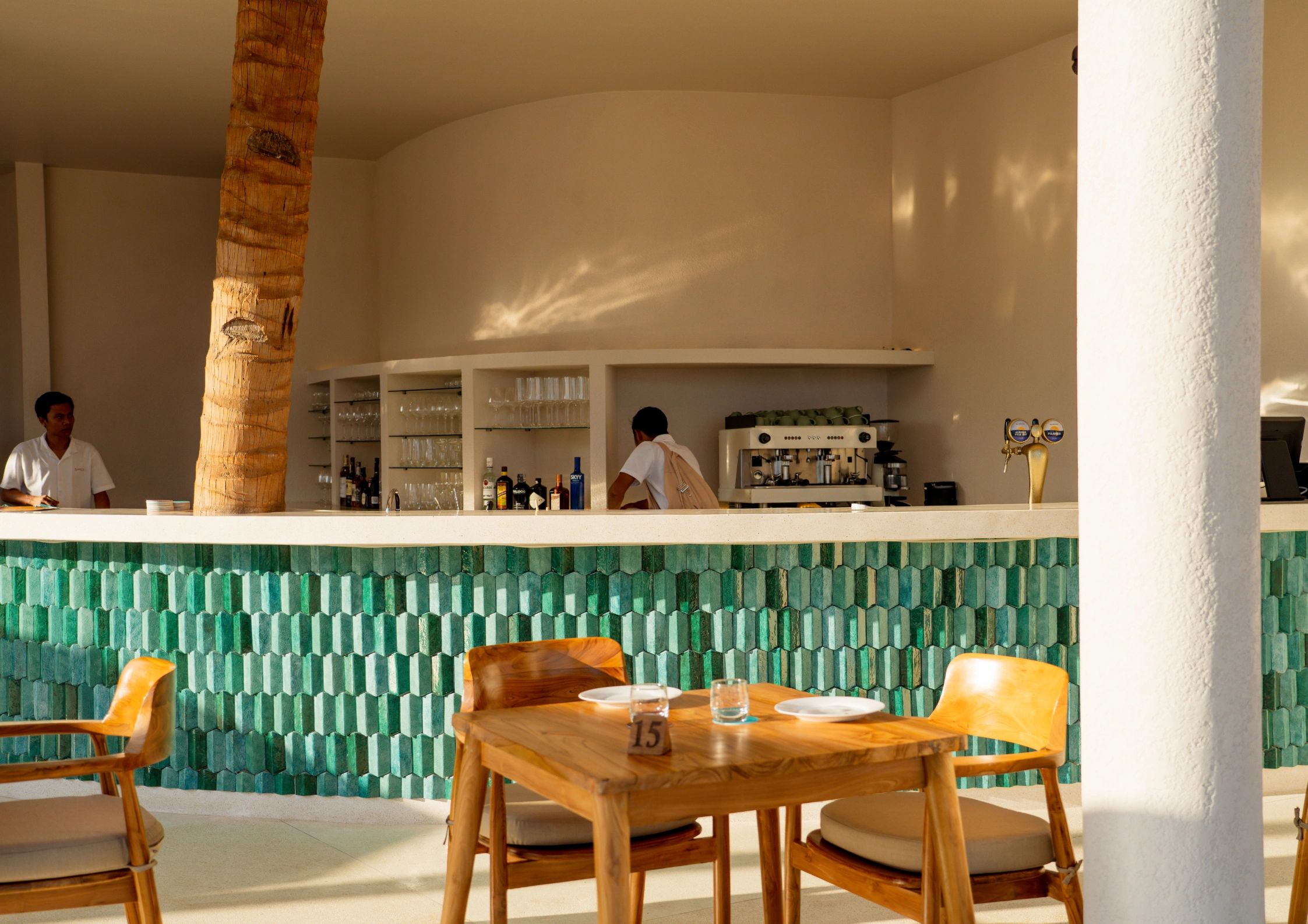 All Day Dining Table and Bar in the Sands Restaurant