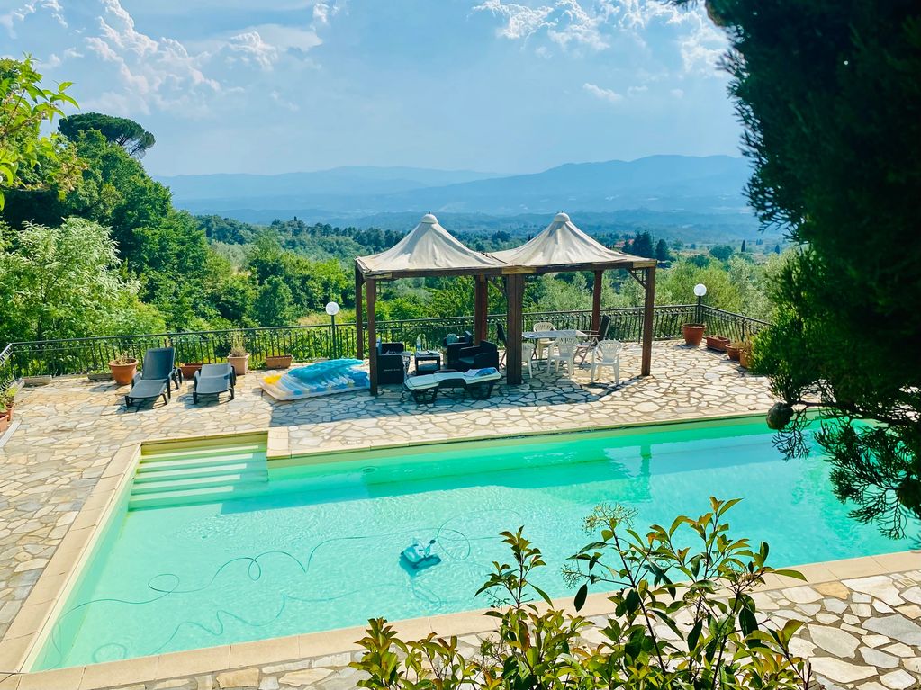 Hidden with private terrace below gazebo