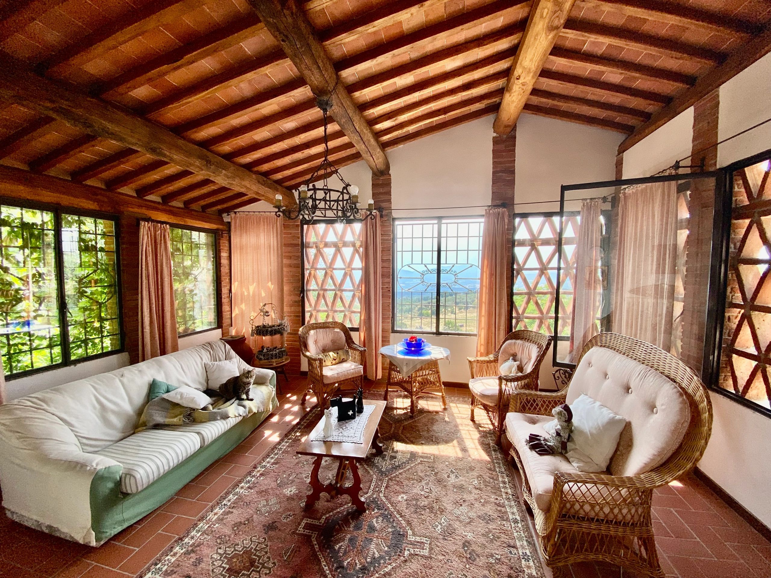 Sun room with views