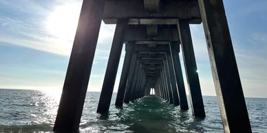 Brohard Park pier in Venice, Florida