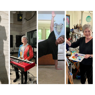 Whether it's playing keyboard, doing yoga, painting, cooking, it's important to love what you do.