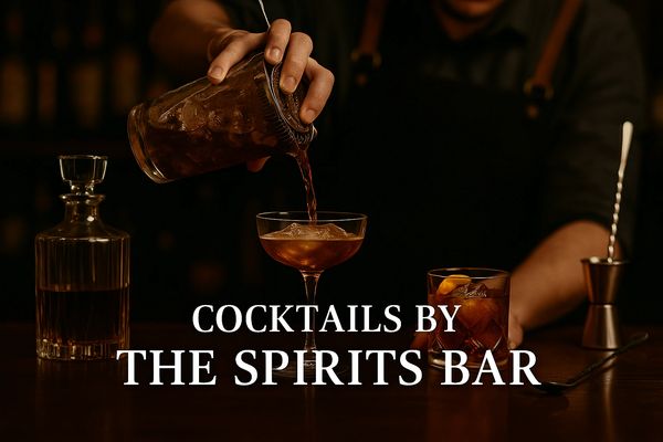 Bartender pouring cocktails — TheRoamingBar blends flavor, artistry, and precision in every glass.