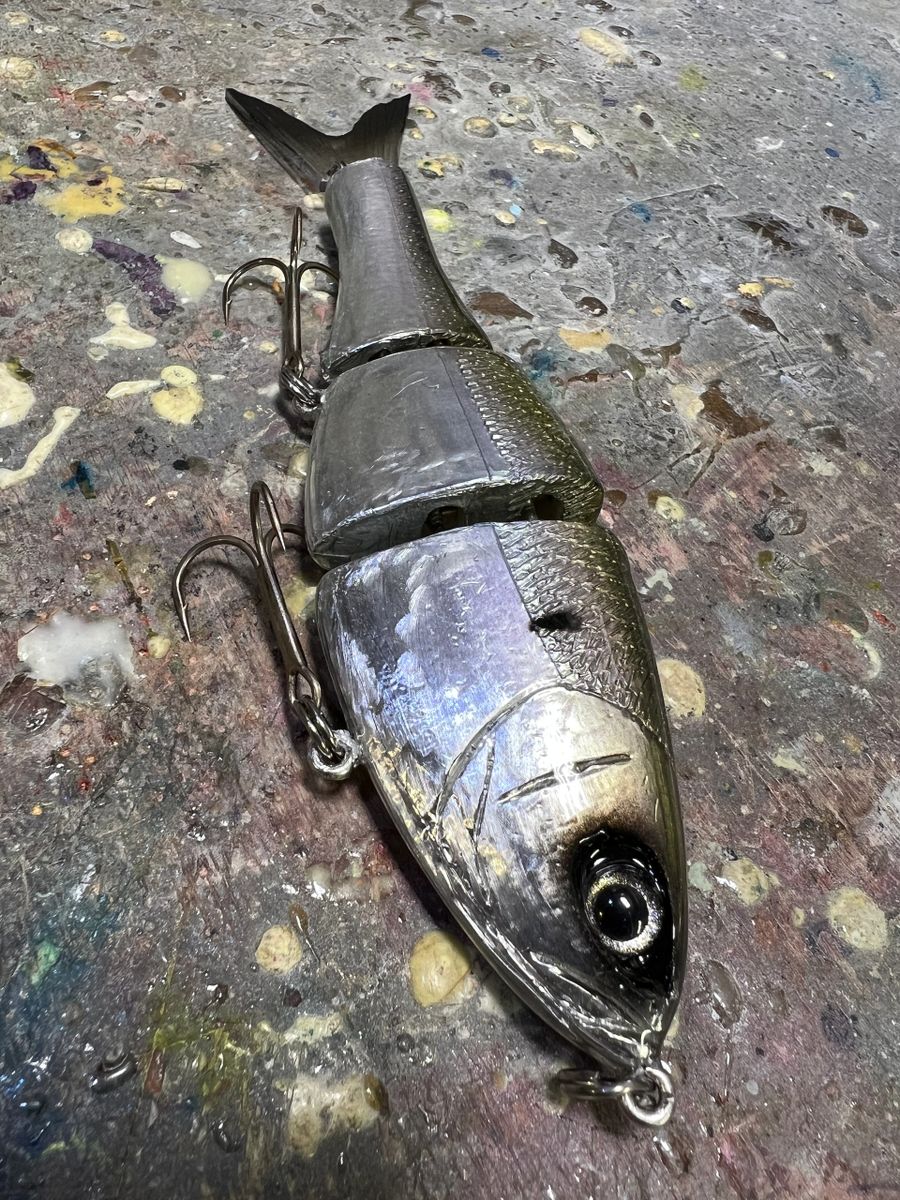 Double Jointed Sooey Shad "Blueback Herring"